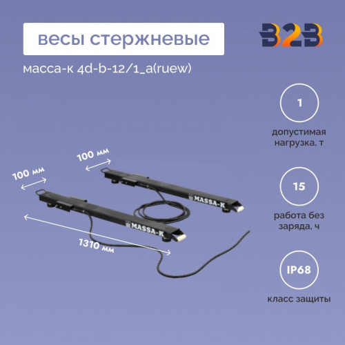 Весы стержневые МАССА-К 4D-B-12/1_A(RUEW)