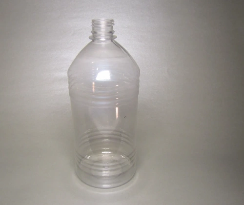 Бутылка ПЭТ пластиковая 1 литр прозрачная, горло 28 мм